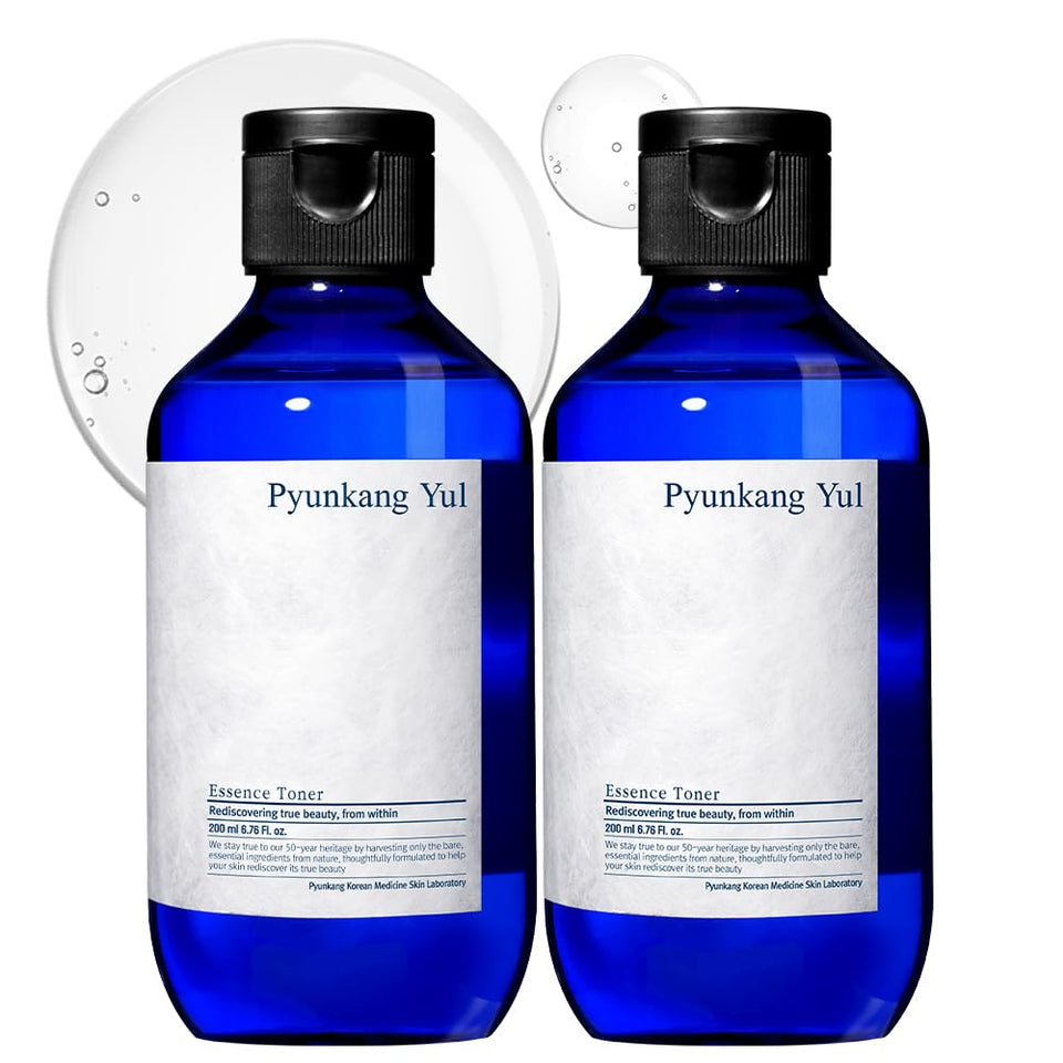 Pyunkang Yul front packaging showing two bottles and benefits