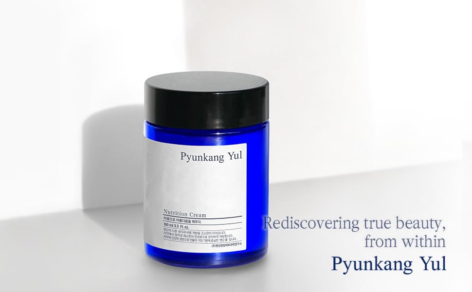 Pyunkang Yul cream on hand demonstrating non-greasy spreadable finish