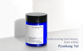 Pyunkang Yul cream on hand demonstrating non-greasy spreadable finish