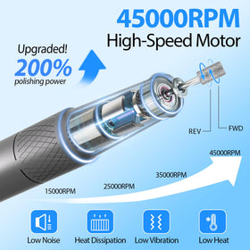 PYVOLA close-up of aluminum handpiece offering ergonomic comfortable grip