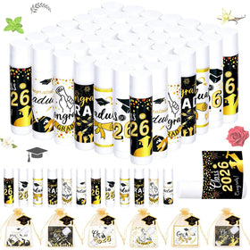 QAUYETM front view of boxed 50-pack graduation favor set showing neat presentation