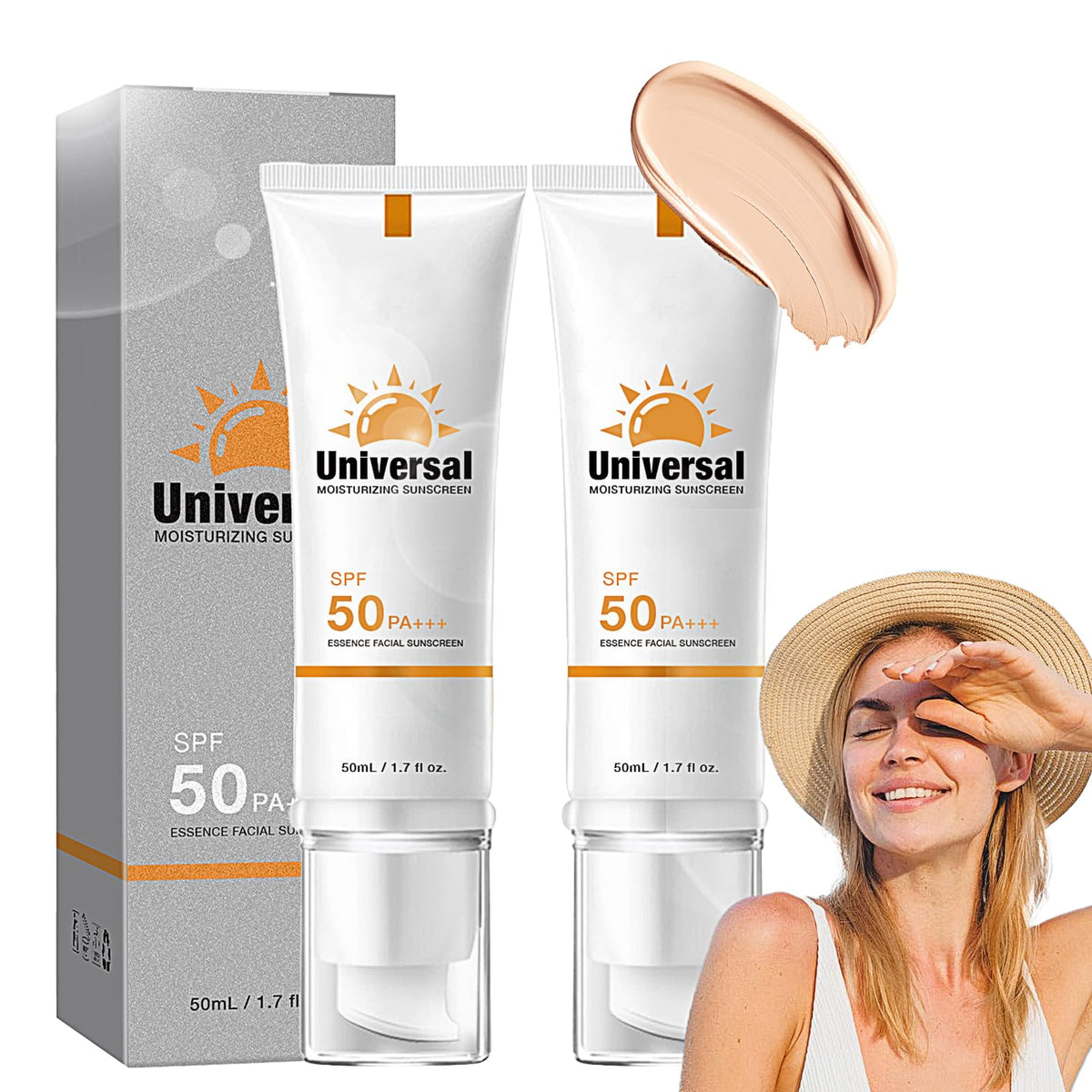 Qawnfy front packaging showing SPF50 protection and tint benefits