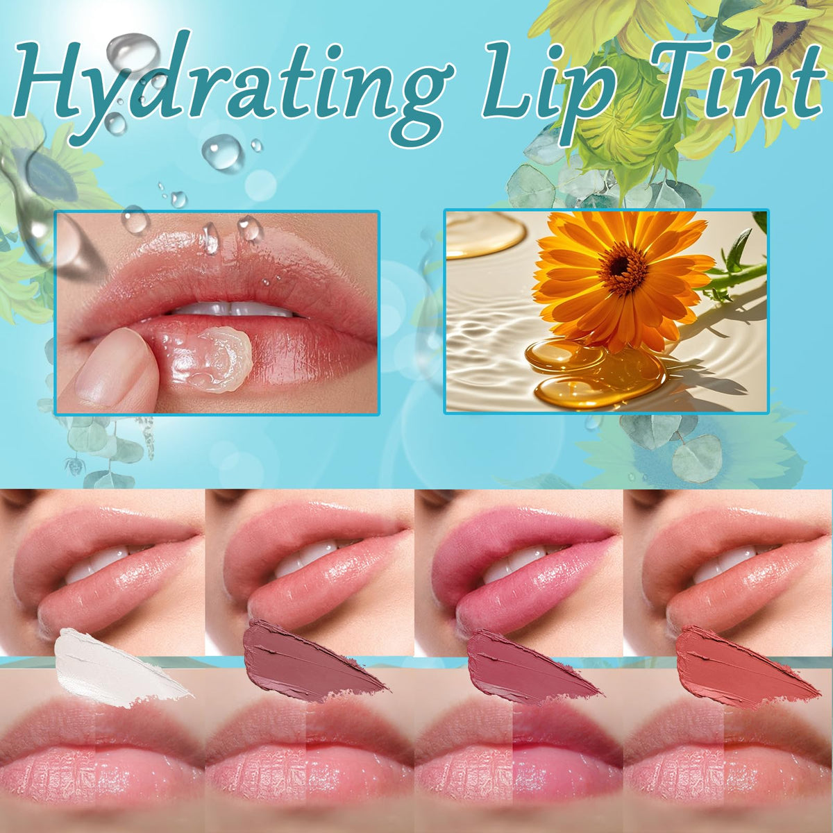 Qawnfy single tube label visible to show shade and natural ingredients