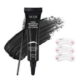 QCQX front packaging showing compact brow cream and clear branding benefit: easy identification