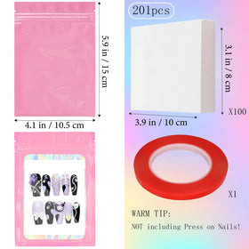 Qenk white cardstock stack for neat backing and easier product photography benefit