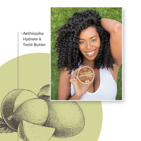 Qhemet Biologics applied to locs to soften thick hair and reduce dryness