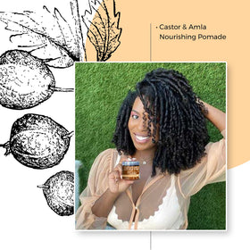 Defined two-strand twists styled with Qhemet Biologics for improved definition