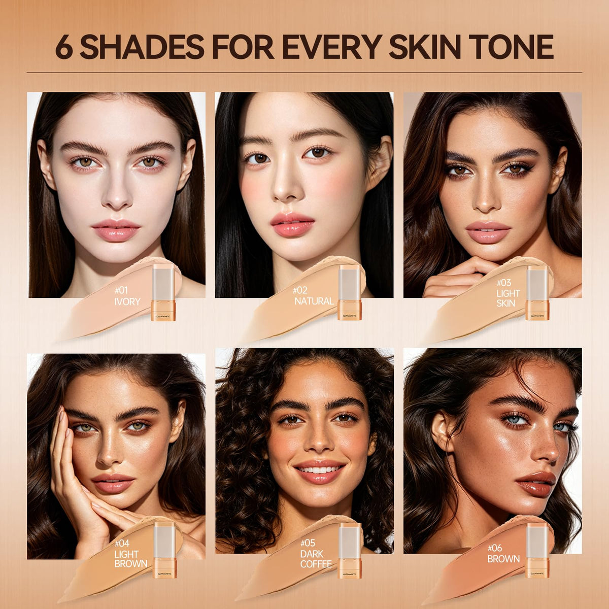 QIANWHITE blending brush detail improving seamless application and finish