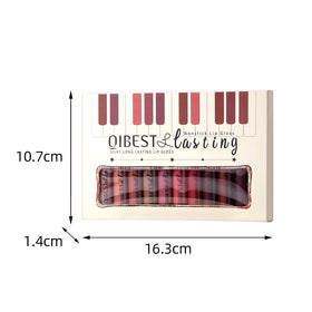 QiBest tubes in hand to show compact size and travel convenience