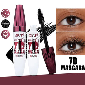qiciy before and after lashes showing volume and natural length