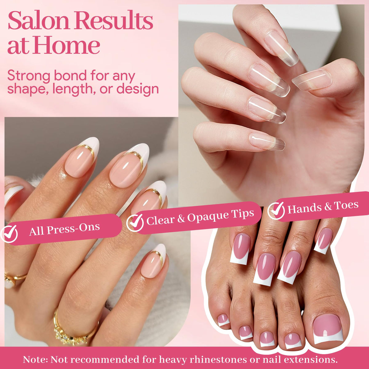 QIEK removal demonstration showing a drop at nail edge for fast loosening