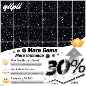 qiipii open 24-grid organizer with five sizes, making selection and storage easy