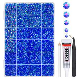 qiipii front box and B7000 glue, organized kit for quick crafting
