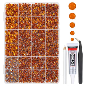 qiipii front box open showing organized rhinestones and quick access