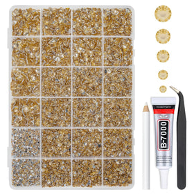 qiipii front packaging showing full champagne-gold kit and grid box for quick access