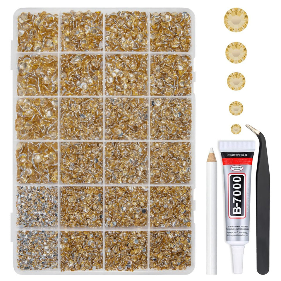 qiipii front packaging showing full champagne-gold kit and grid box for quick access