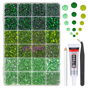 qiipii front packaging showing green series kit and included tools for organized crafting