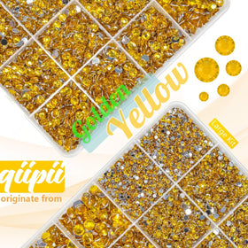 qiipii rhinestones adhered on a tumbler illustrating vibrant decoration and long-lasting visual impact