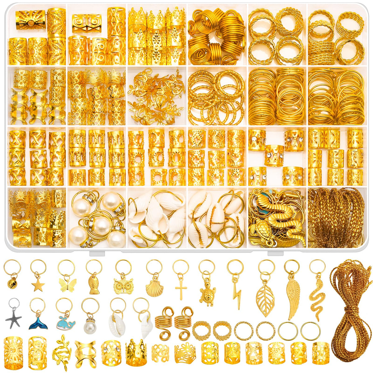 qinzave front packaging showing full 285-piece set and value