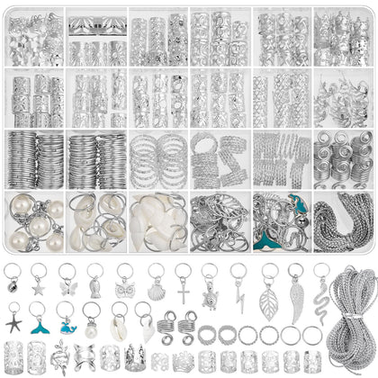 Qinzave front packaging showing full 285PCS set and styling options