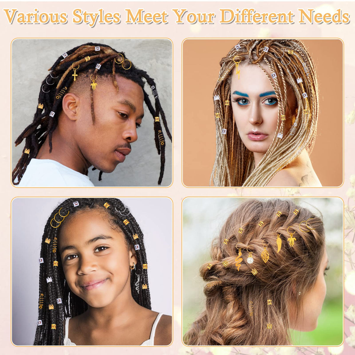 qinzave in-hair braided style lifestyle shot adding instant flair