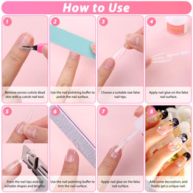 Qinzave complete kit layout displaying tips tools and accessories for convenience