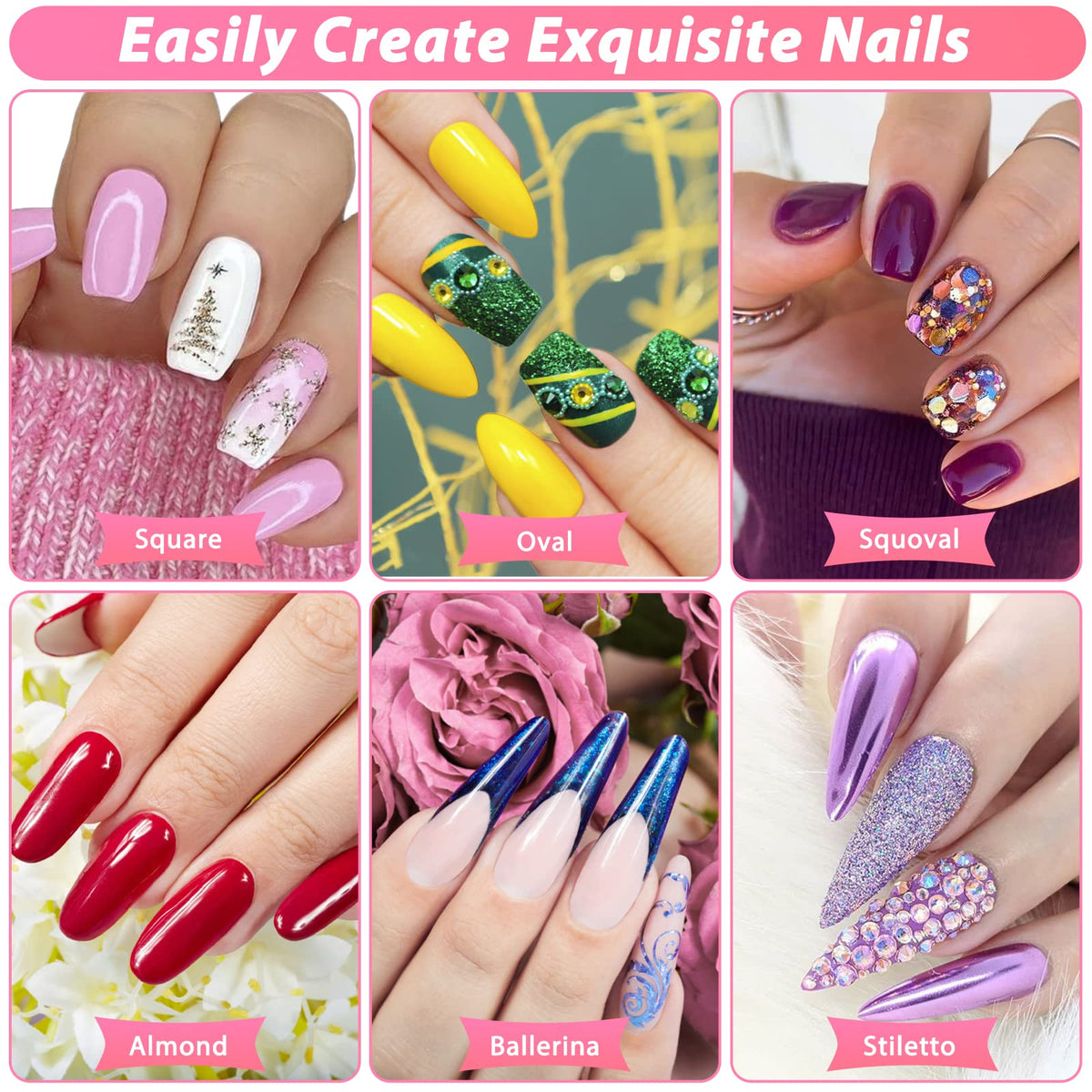 Qinzave nail glue brush applying adhesive for accurate, clean bonding