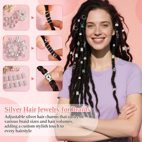 Qinzave ring open and closed to show adjustable clasp benefit