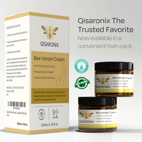 QISARONIX cream on bathroom counter for everyday lifestyle use