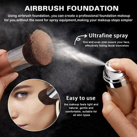 QIUFSSE application with brush demonstrating smooth, blendable coverage