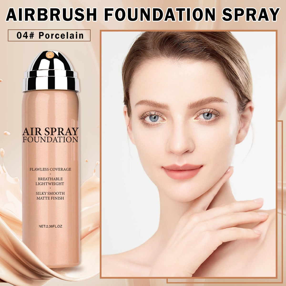 QIUFSSE spray nozzle detail demonstrating precise airbrush delivery and easier application