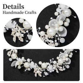 QIUTIMIY headpiece worn by bride showing elegant styling benefit