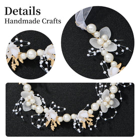 QIUTIMIY headpiece worn by flower girl demonstrating secure, elegant fit
