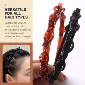 QivaZira in-use twist braid demo creating a clean braided look