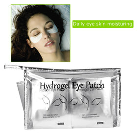 Qleng transparent cosmetics bag holding individual packets for portability