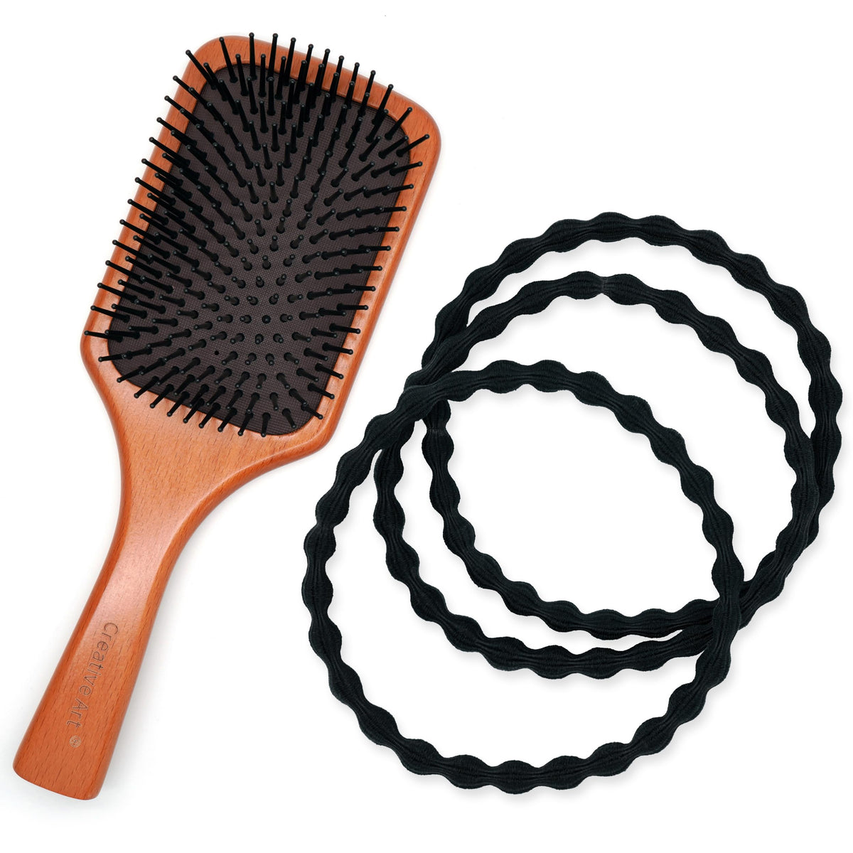 Qooocy close-up of soft elastic texture protecting strands from damage