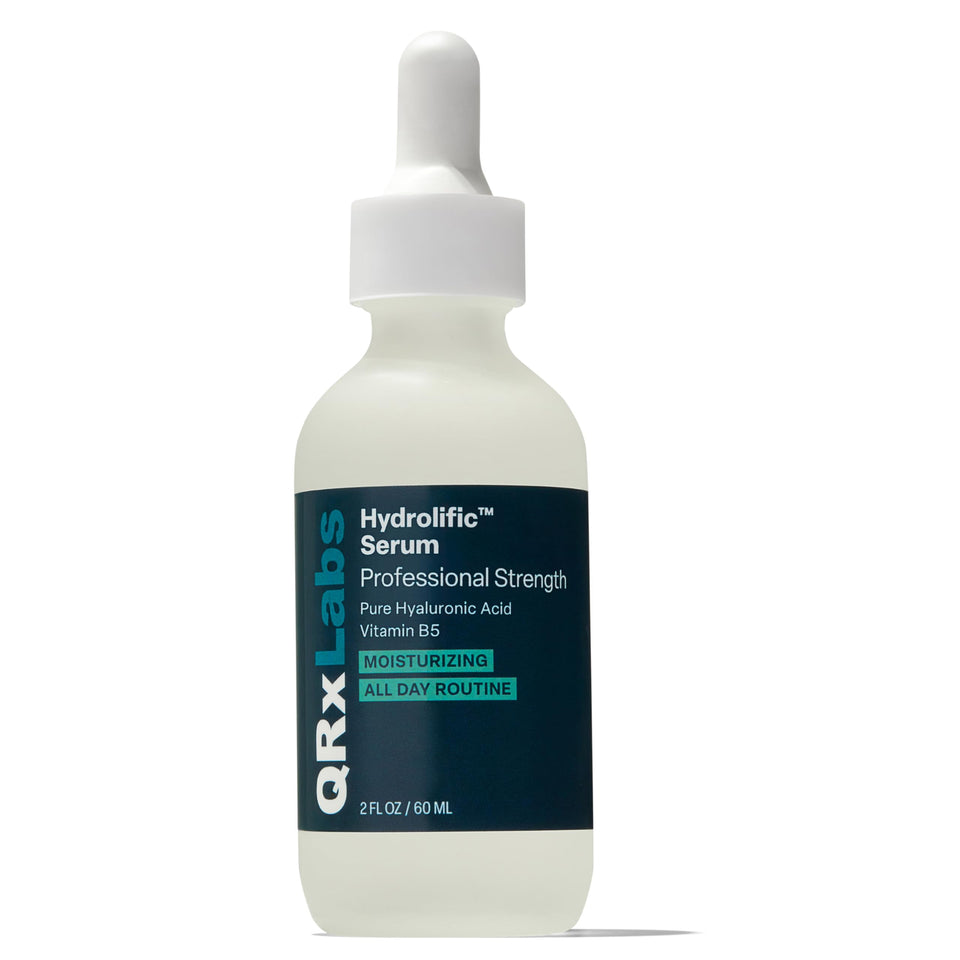 QRxLabs front bottle view showing clean packaging and product benefit
