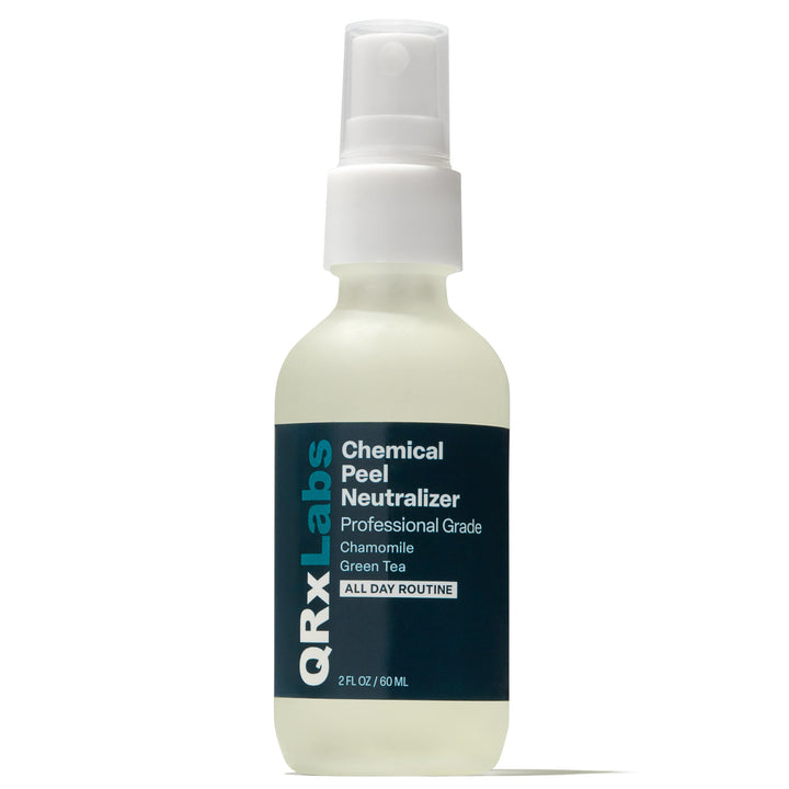 QRxLabs front bottle view showing compact neutralizer for precise application