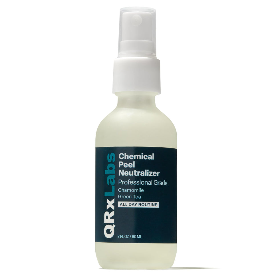 QRxLabs front bottle view showing compact neutralizer for precise application