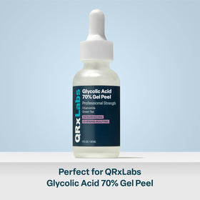 QRxLabs packaging front displaying product and ingredient highlights