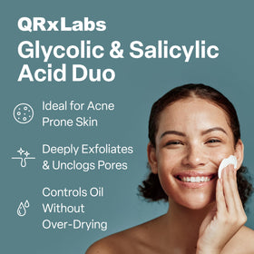 QRxLabs pad texture close-up illustrating even exfoliation