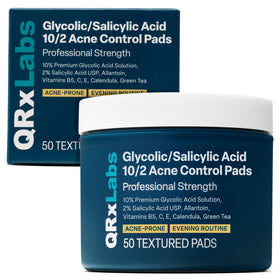 QRxLabs jar front view showing label and product benefit
