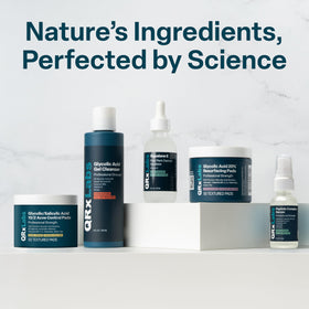 QRxLabs recyclable packaging close-up showing eco-conscious design