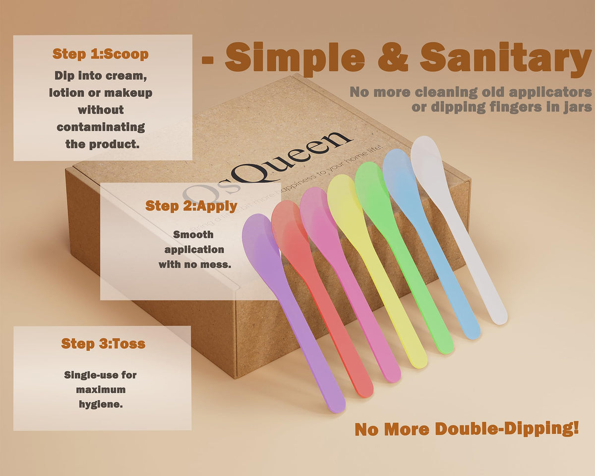 QsQueen spatulas rinsed and drying illustrating easy cleaning benefit