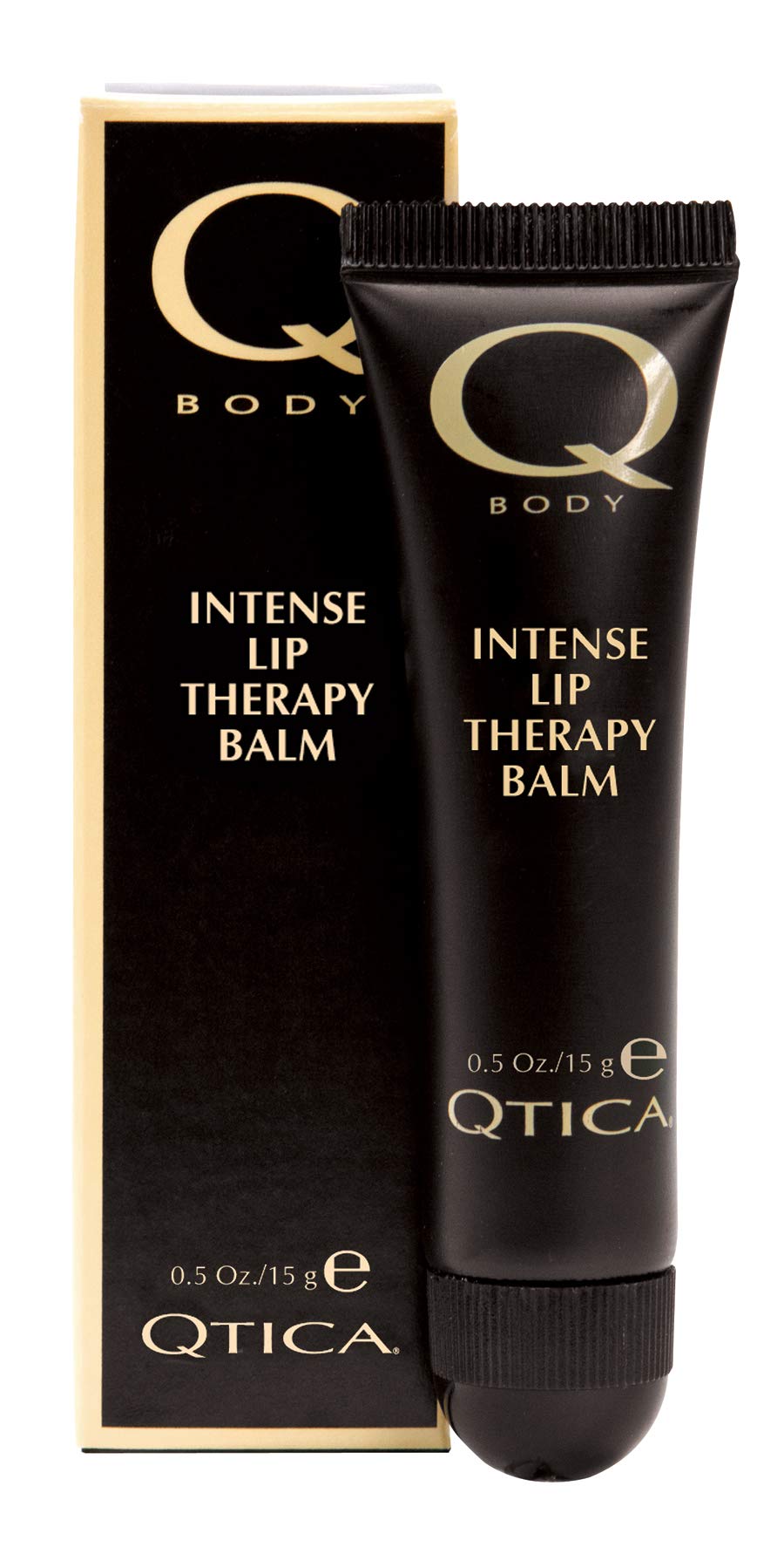 QTICA balm front tube showing label and rich texture for deep hydration