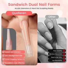 Quaferen sandwich lock close-up demonstrating leak-free compression