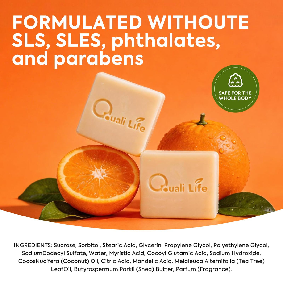 QualiLife bar tucked in a gym bag emphasizing travel-ready odor solution