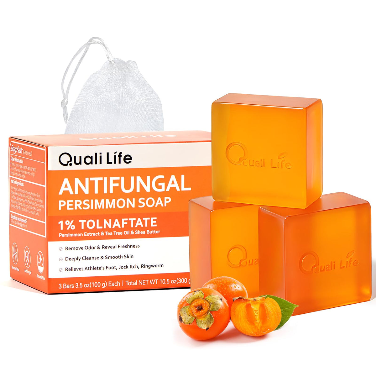 QualiLife front packaging showing 1% tolnaftate and benefits