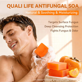 QualiLife close-up of soap texture highlighting gentle hydration