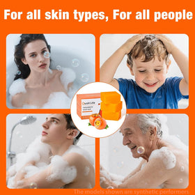QualiLife soap used on feet for fresh, clean feeling after activity